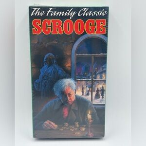The Family Classic Scrooge (VHS, 1991) - Sir Seymour Hicks - Brand New Sealed